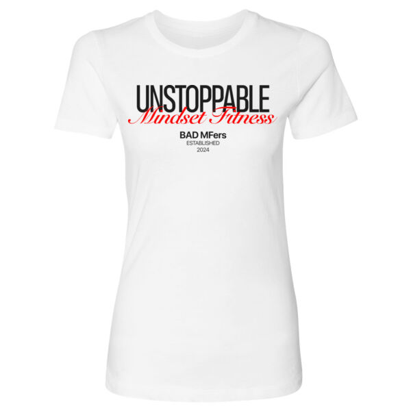 UNSTOPPABLE - WOMEN'S FITTED T-SHIRT - $AQHUGB$ Thumbnail