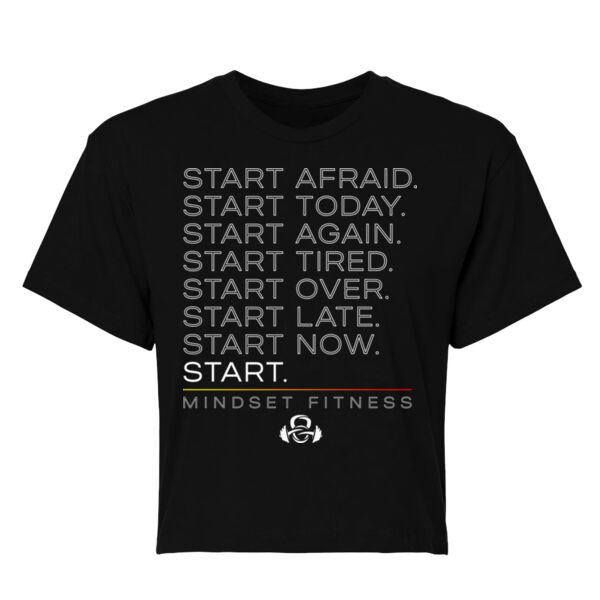 JUST START - WOMEN'S CROP T-SHIRT - $FAU2RC$ Thumbnail